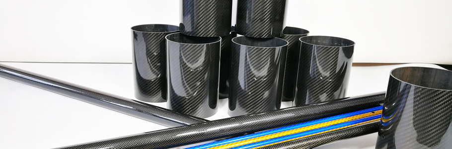 FLT 3K Carbon Fiber Tube – 76mm ID X 80mm OD X 500mm Length