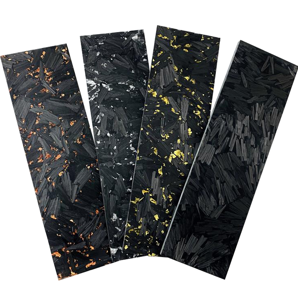 High strength glossy matte lightweight twill plain forged carbon fiber sheet